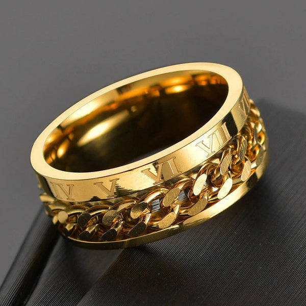 Titanium Roman Ring