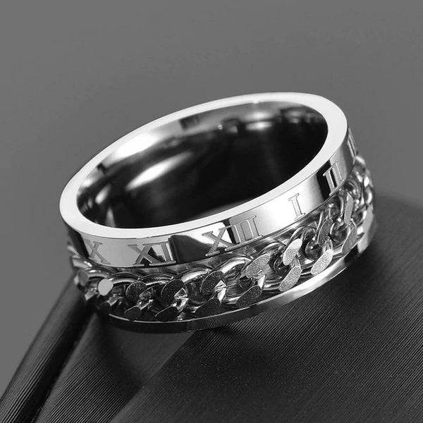 Titanium Roman Ring