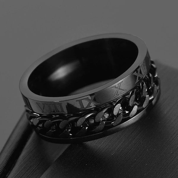Titanium Roman Ring