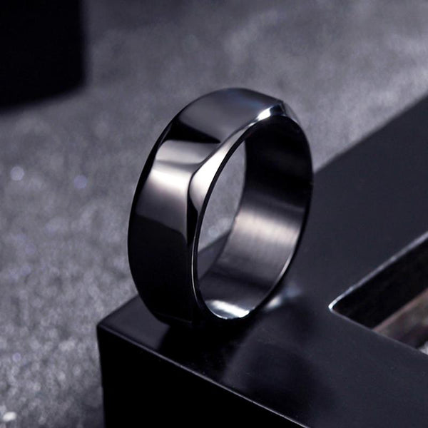 Titanium Signet Ring