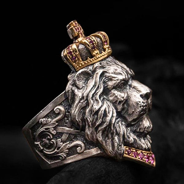 Leo Crown Ring