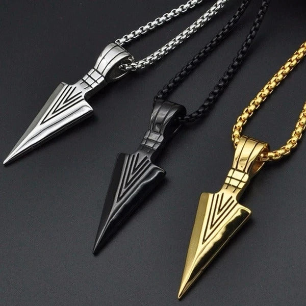Titanium Arrow Necklace