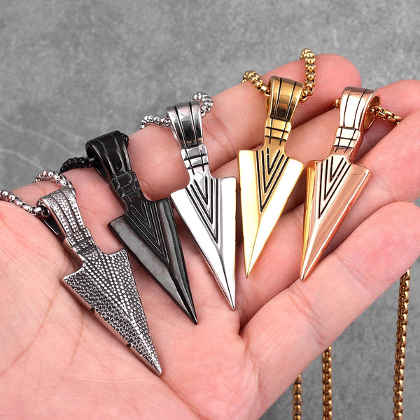 Titanium Arrow Necklace