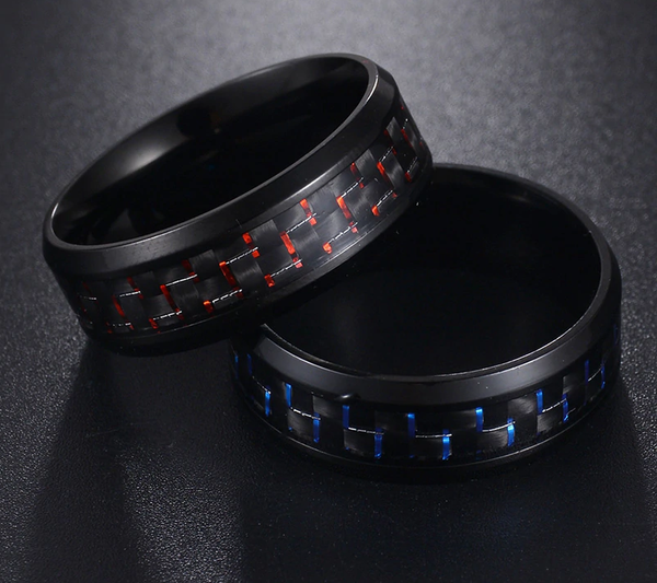 Carbon Fiber Zirconia Ring