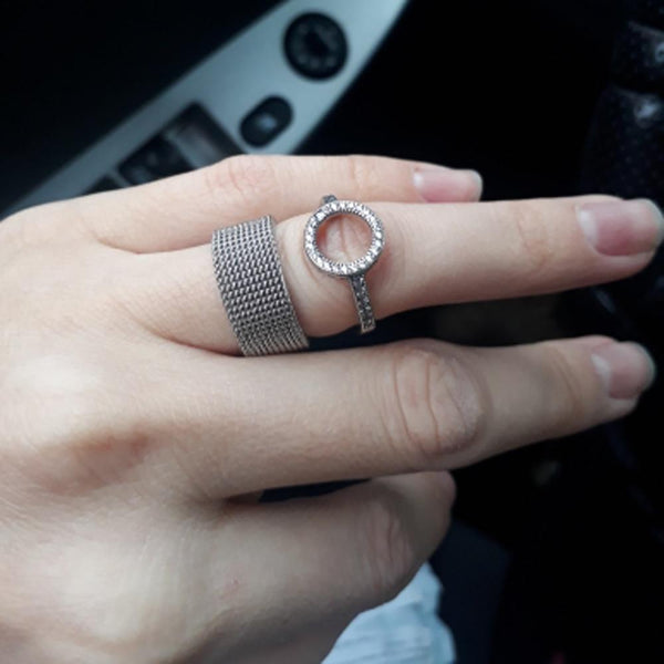 Titanium Mesh Ring