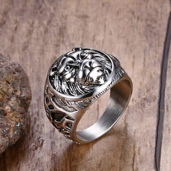 Leo Silver Ring