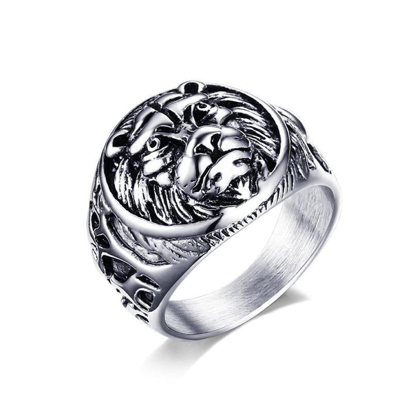 Leo Silver Ring
