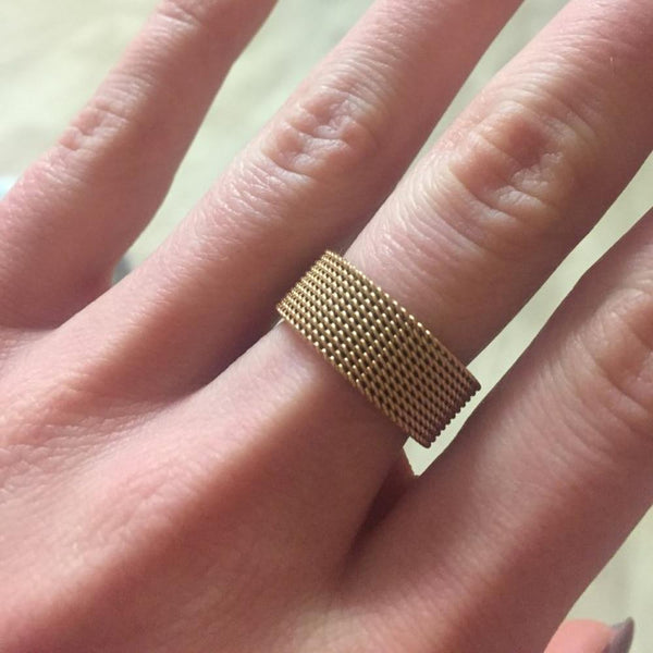 Titanium Mesh Ring