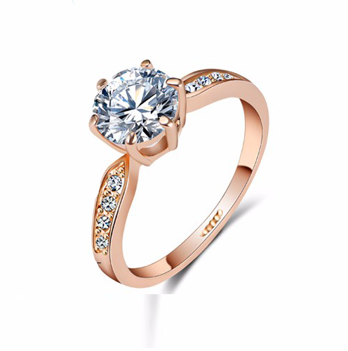 Rosegold Centerpiece Ring
