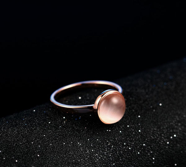 Round Opal Ring