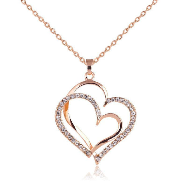 Double Heart Necklace