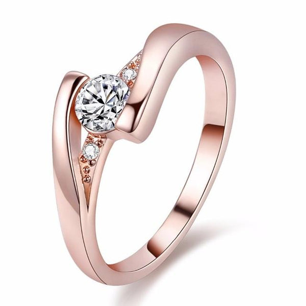 Twisted Crystal Ring