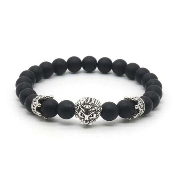 Onyx Lion Bracelet