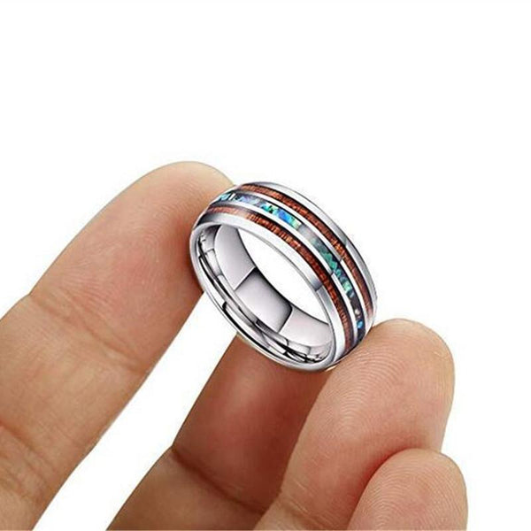 Tungsten Carbide Hawaiian Ring