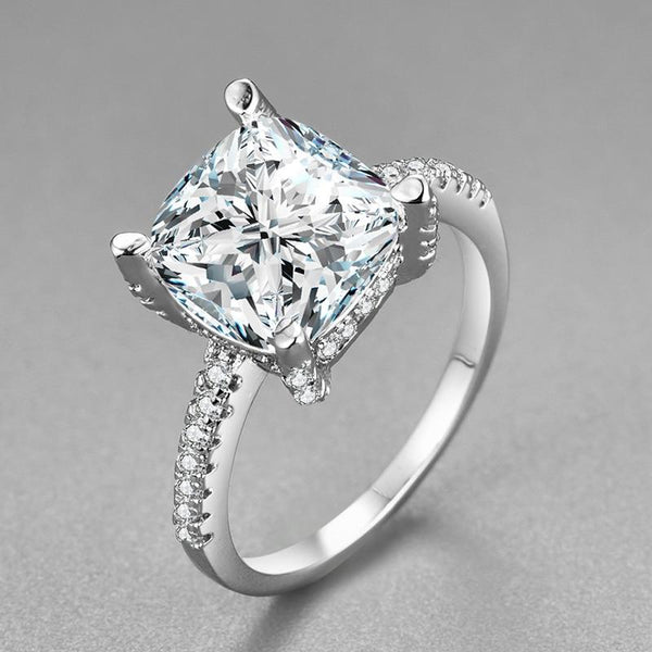 Exquisite Square Cut Ring