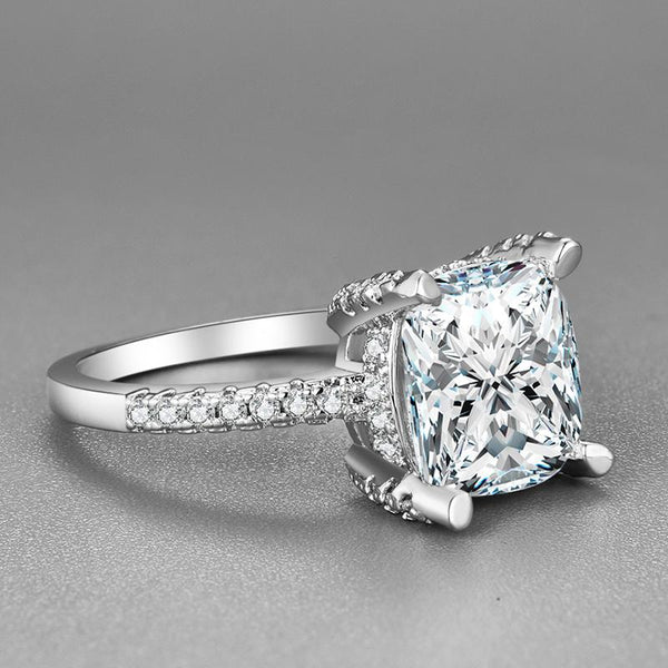 Exquisite Square Cut Ring