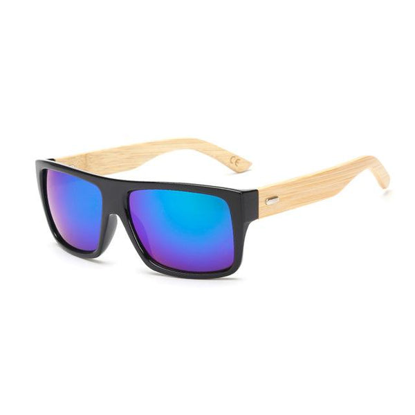 Rectangle Bamboo Sunglasses