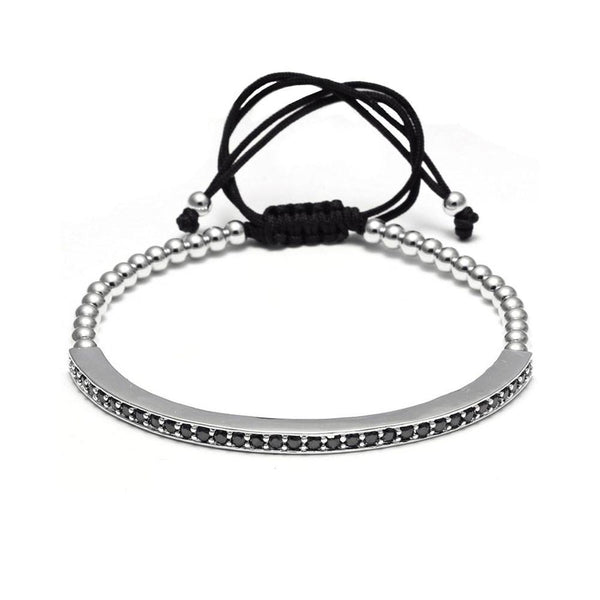 Micro-Studded Half Bangle Bracelet