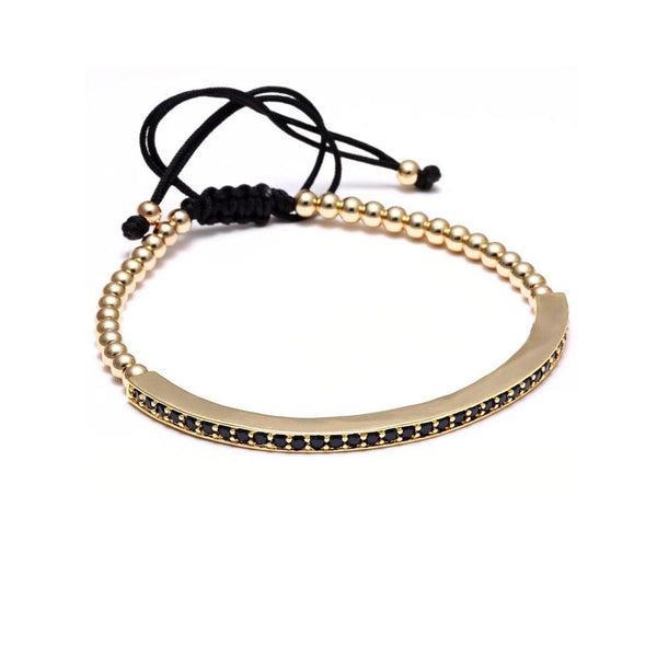Micro-Studded Half Bangle Bracelet