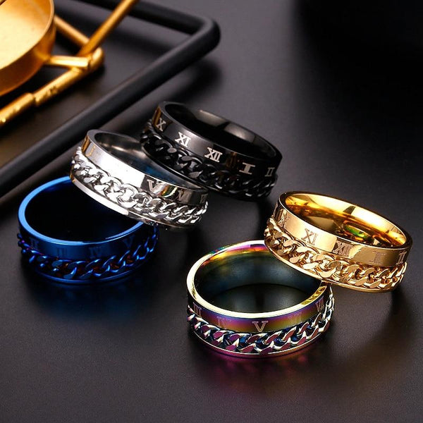 Titanium Roman Ring
