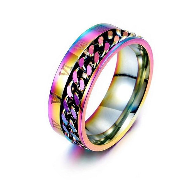 Titanium Roman Ring