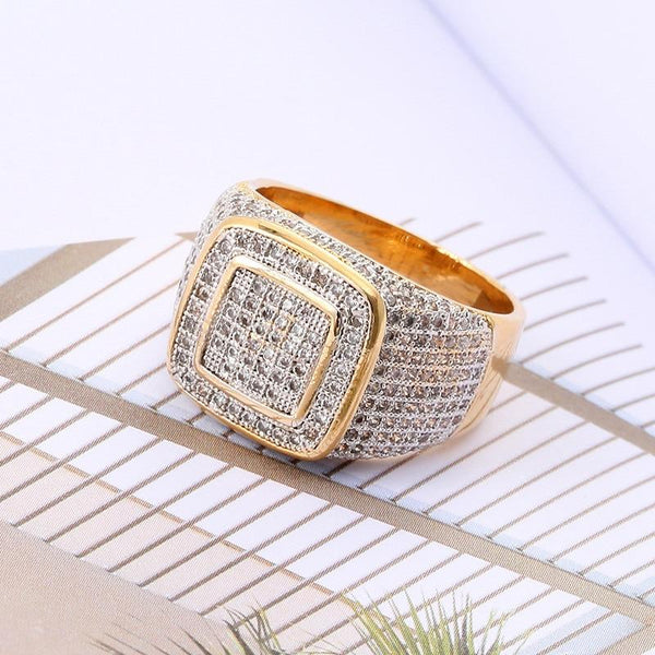Cubic Studded Ring