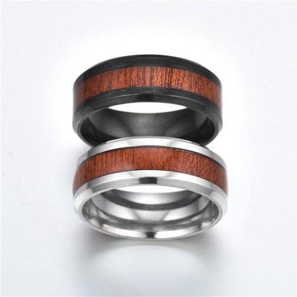 Titanium Madera Ring
