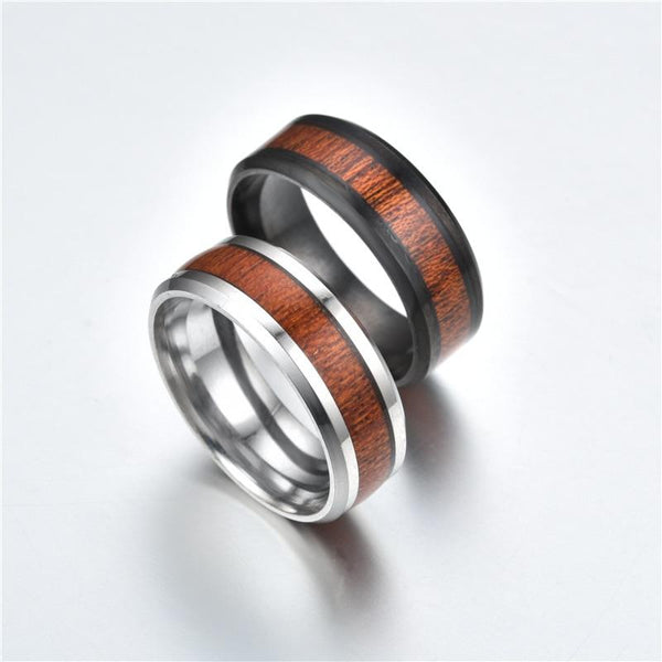Titanium Madera Ring
