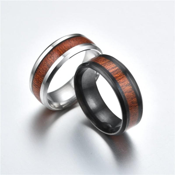 Titanium Madera Ring