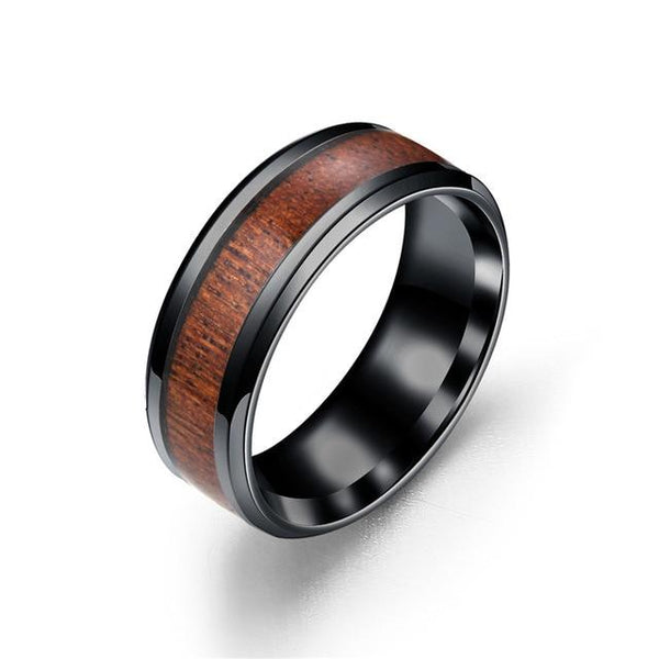 Titanium Madera Ring