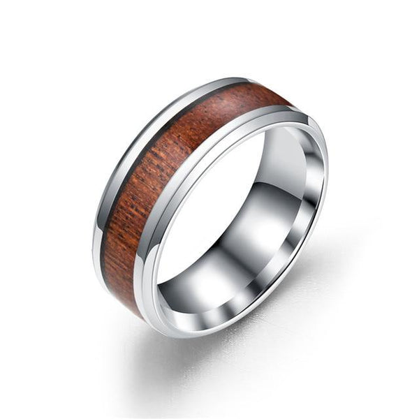 Titanium Madera Ring