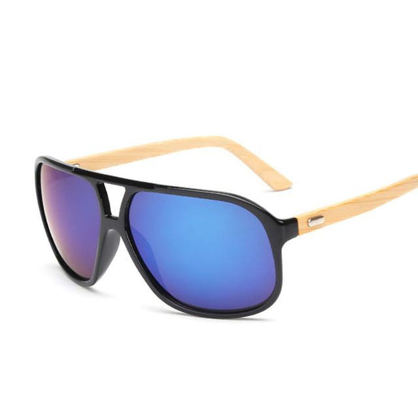 Vintage Bamboo Frame Sunglasses