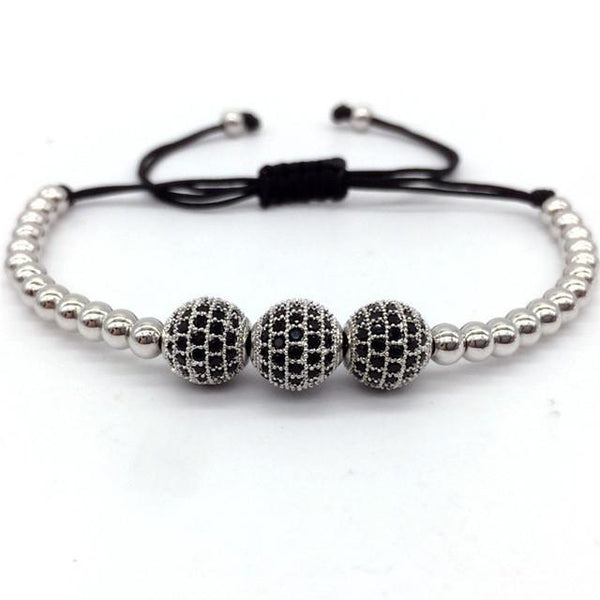 Gem Paved Sphere Bracelet
