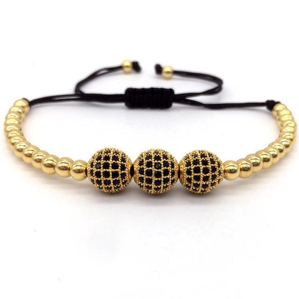 Gem Paved Sphere Bracelet