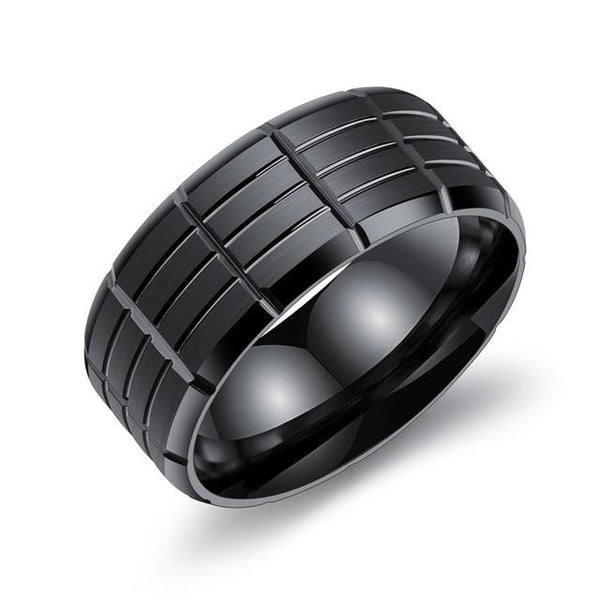 Tungsten Carbide Stripe Rings