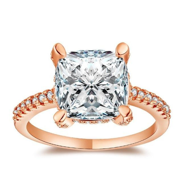 Exquisite Square Cut Ring