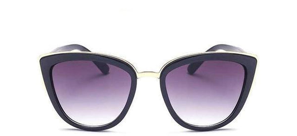 Gold Edged Cat Eye Sunglasses