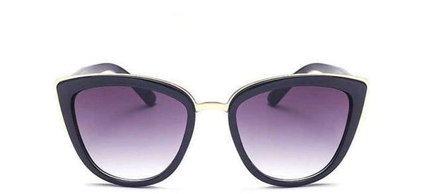Gold Edged Cat Eye Sunglasses