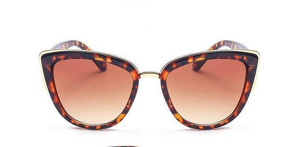Gold Edged Cat Eye Sunglasses