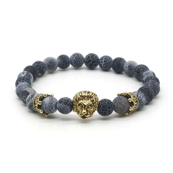 Onyx Lion Bracelet