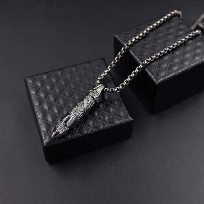 Figaro Bullet Pendant Necklace