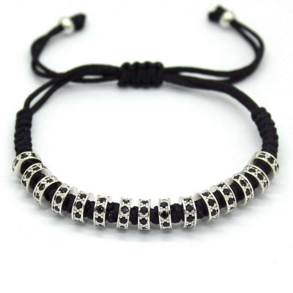 Studded Cubic Zirconia Macrame