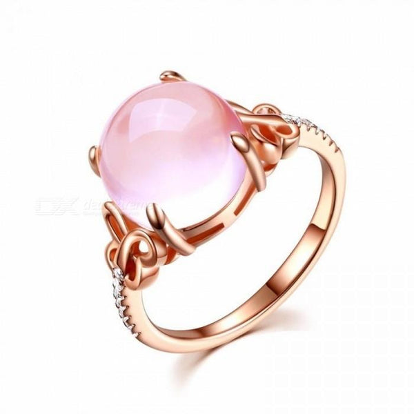 Pink Opal Dome Ring